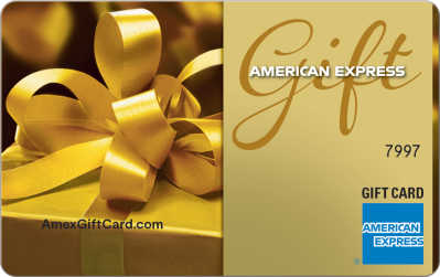 American Express Gift Card Example